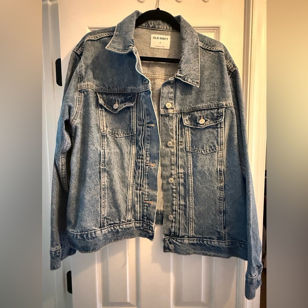 Old Navy Women's Blue Denim Jacket XL